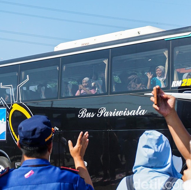 3.000 Peserta Mudik Gratis Berangkat dari Terminal Jatijajar Depok