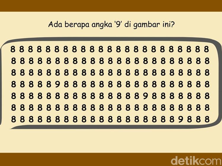 Butuh Ketajaman Mata dan Otak, Selesaikan Tes Ini Kurang dari 5 Menit