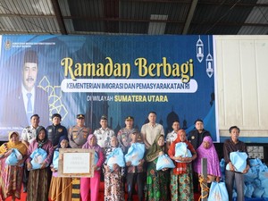 Salurkan 22.500 Paket Ramadan Menteri Imipas, Imigrasi Sumut Pastikan Tepat Sasaran