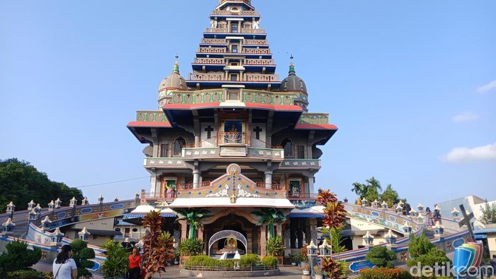 Graha Maria Annai Velangkanni. (Juita Sinuhaji/detikSumut)