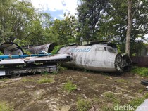 Gudang Bukan Sembarang Gudang di Sukoharjo, Isinya Bangkai Pesawat!