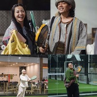 Di keterangan unggahannya, Hesti juga menuliskan kalimat yang tak kalah kocak, mengomentari penampilan sang suami. Selain terlalu berlebih dalam berkostum, suami akuk jugak terlalu imut dalam berpose… tulisnya. Foto: Instagram/@hestipurwadinata