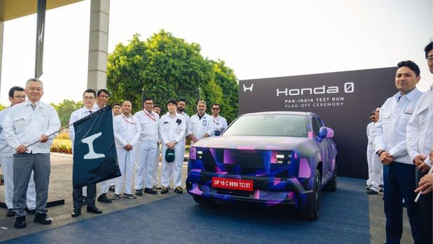 Honda 0 Alpha diuji jalan di India.