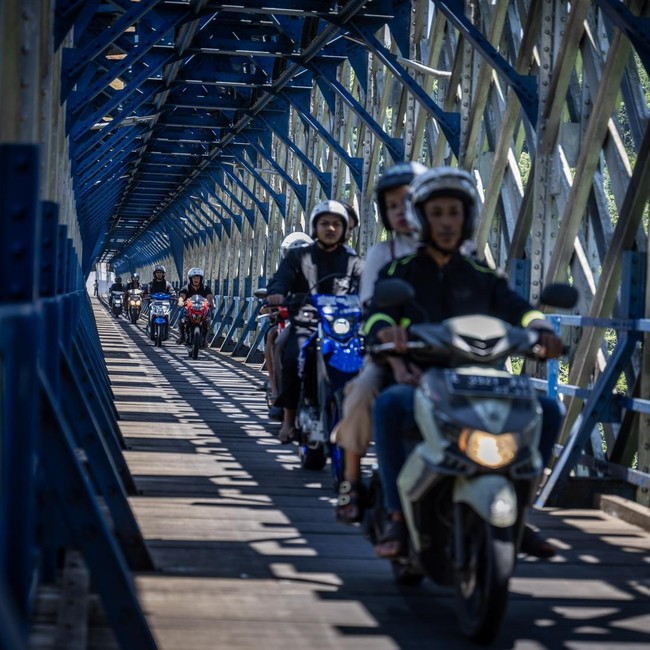 Jembatan Cirahong Jadi Jalur Alternatif Pemudik Ciamis-Tasikmalaya