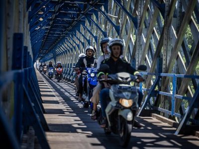 Jembatan Cirahong Jadi Jalur Alternatif Pemudik Ciamis-Tasikmalaya