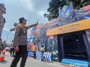 Pos Mudik Robot Polres Cimahi Raih Penghargaan Polda Jabar