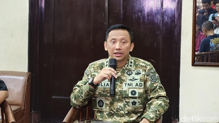 Kapuspen TNI Mayjen Aulia Dwi Nasrullah. (Kurniawan/detikcom)