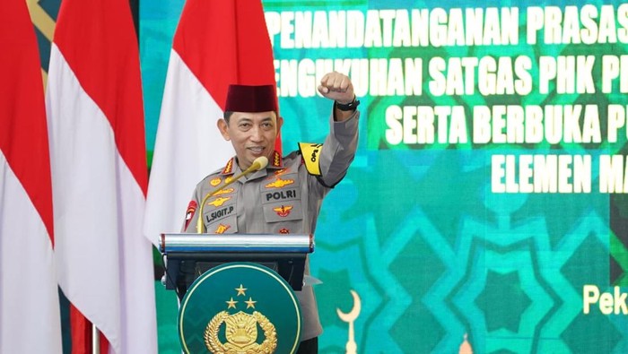 Kunjungan kerja Kapolri Jenderal Listyo Sigit Prabowo di Polda Riau, Selasa (17/3/2026).