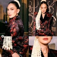 Penampilan istri Maxime Bouttier itu langsung jadi sorotan dan banjir pujian. Cantik paripurna ka luna, tulis salah satu komentar. Stunning, tambah netizen lain. Foto: Instagram/@lunamaya