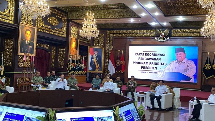 Mensesneg memimpin rakor membahas program strategi presiden. (Dok. Istimewa)