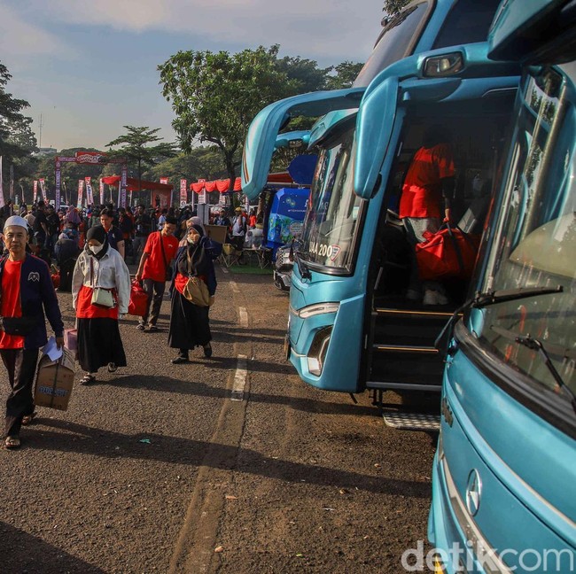 Antusias 1.250 Pemudik Berangkat dari TMII