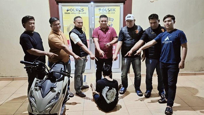 Pelaku pencurian sepeda motor di klinik OKI berhasil ditangkap