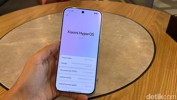 Ponsel ini menjalankan Android 16 dengan Hyper OS 3 langsung dari pabrik dan akan mendapatkan pembaruan OS selama 4 tahun dan pembaruan keamanan selama 6 tahun. Foto: Rizqy Nur Amalia/detikINET