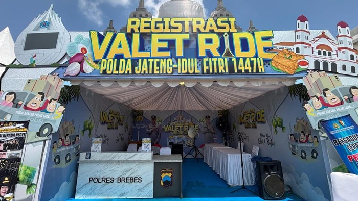 Pos Pelayanan Valet Ride di Brebes.