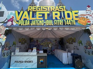 Ratusan Pemudik Manfaatkan Layanan Valet Ride Polda Jateng