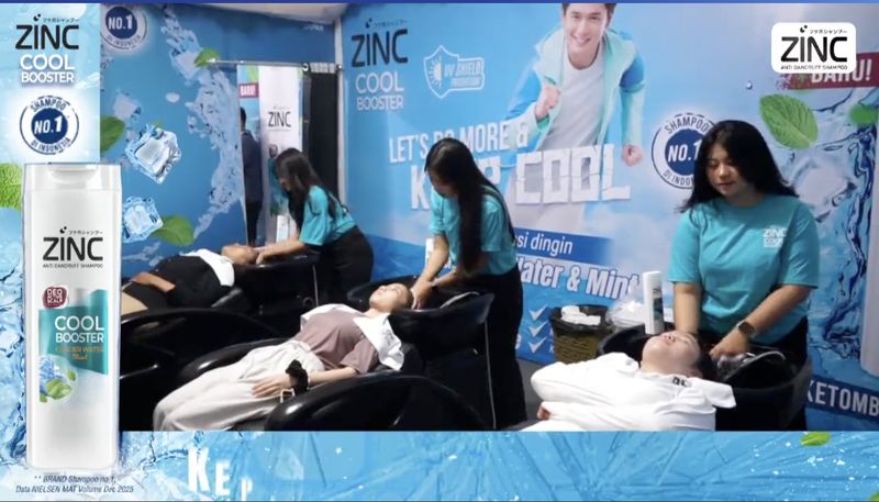 Posko Mudik ZINC 2026, Bisa Keramas Gratis-Pijat Refleksi