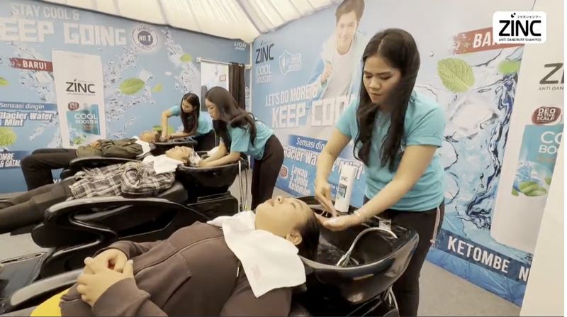 Posko Mudik ZINC 2026, Bisa Keramas Gratis-Pijat Refleksi