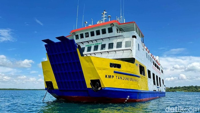 PT ASDP Indonesia Ferry (Persero) Cabang Batam menambah kapal bantuan untuk melayani rute Batam-Kuala Tungkal pada 18 Maret 2026. (Alamudin Hamapu/detikSumut)
