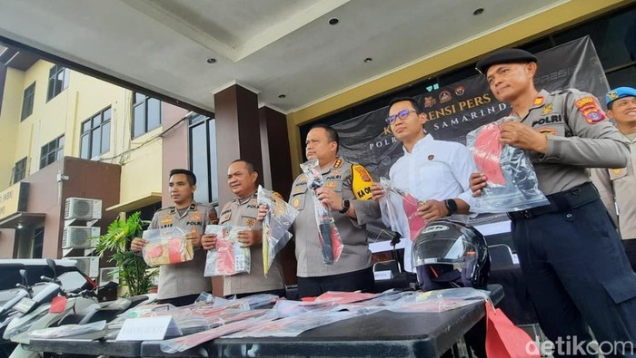 Rilis di halaman Mapolresta Samarinda