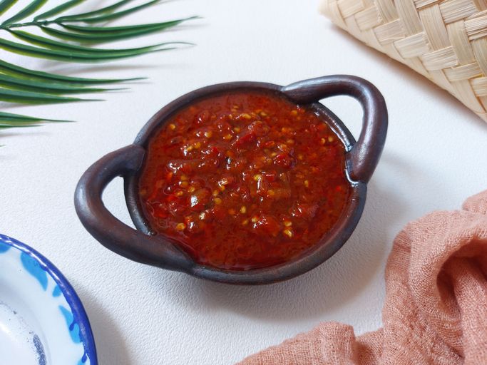 Sambal terasi ilustrasi.