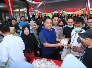 Operasi Pasar Murah di Sukawinatan, Wagub Sumsel Sebut Upaya Tekan Inflasi