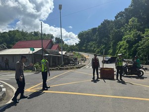 Rekayasa Lalin di Jalur Lintas Selatan Blitar Saat Lebaran