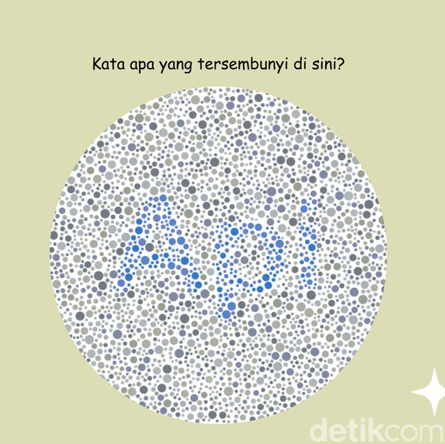 Coba Baca Kata yang Ada di Tes Buta Warna Ini, Kejelian Mata Diuji