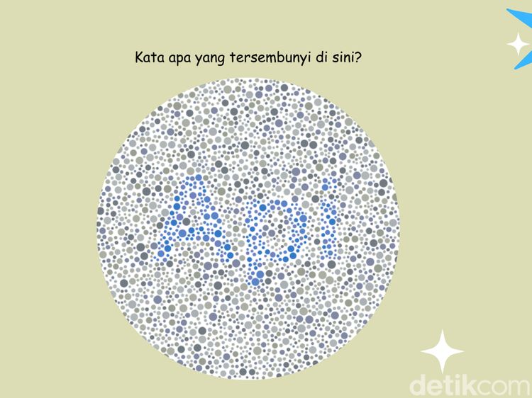 Coba Baca Kata yang Ada di Tes Buta Warna Ini, Kejelian Mata Diuji