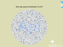 Coba Baca Kata yang Ada di Tes Buta Warna Ini, Kejelian Mata Diuji