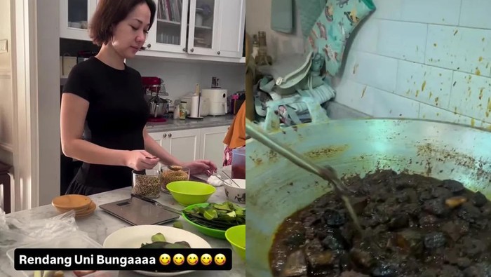 BCL Turun ke Dapur! Masak 7 Kg Rendang hingga 6 Jam Buat Lebaran