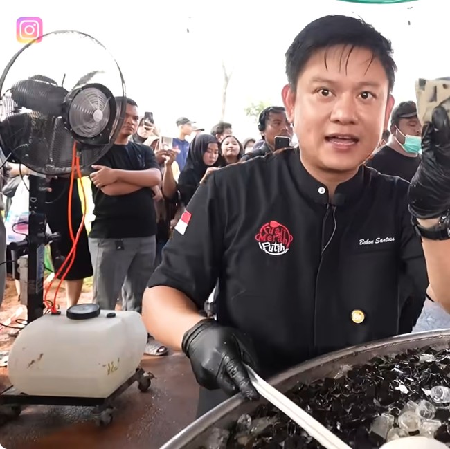 Bobon Santoso Cetak Rekor MURI, Bikin 3.400 Porsi Es Cincau!