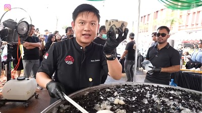 Bobon Santoso Cetak Rekor MURI, Bikin 3.400 Porsi Es Cincau!