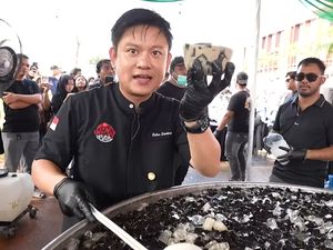 Bobon Santoso Cetak Rekor MURI, Bikin 3.400 Porsi Es Cincau!