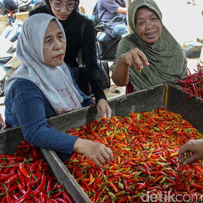Pedasnya Harga Cabai Tembus Rp120.000 per Kilogram