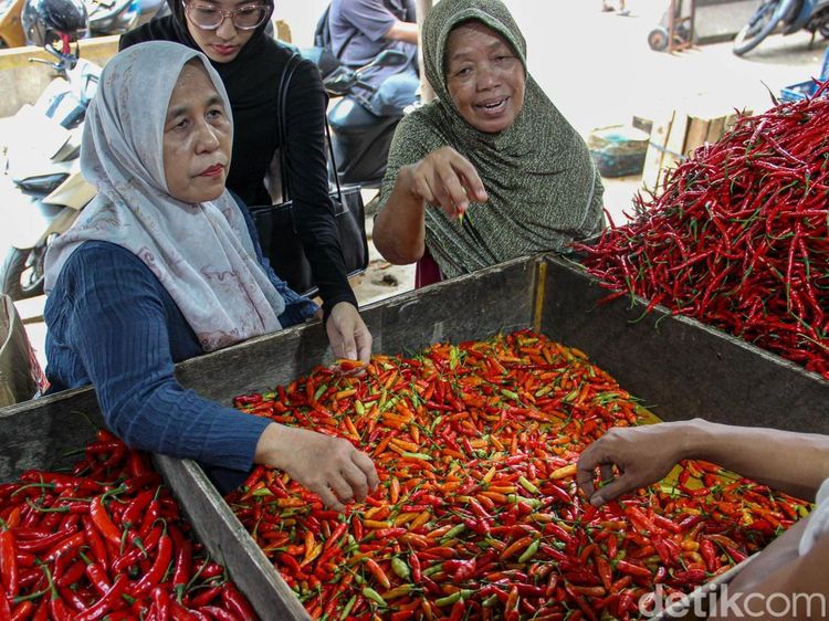 Pedasnya Harga Cabai Tembus Rp120.000 per Kilogram