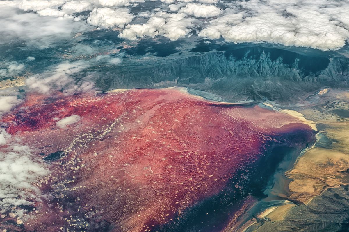 Danau Natron di Tanzania. (SHUTTERSTOCK.com/BILDAGENTUR ZOONAR GMBH)