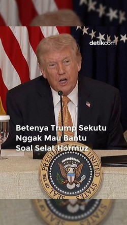 Video: Betenya Trump, Sekutu Nggak Mau Bantu soal Selat Hormuz