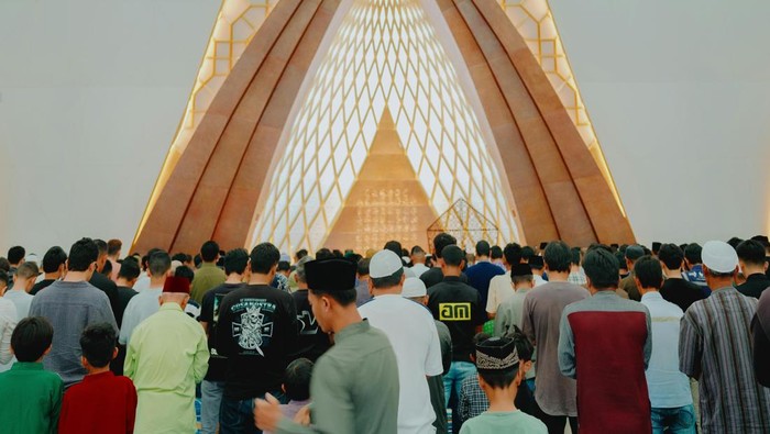 Ilustrasi Khutbah Idul Fitri.