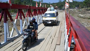 Jalur Mudik Tapanuli Selatan Kembali Dapat Dilintasi Usai Diterjang Bencana