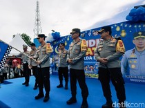 Mudik Gratis Polda Bali Berangkatkan 25 Bus Secara Bertahap