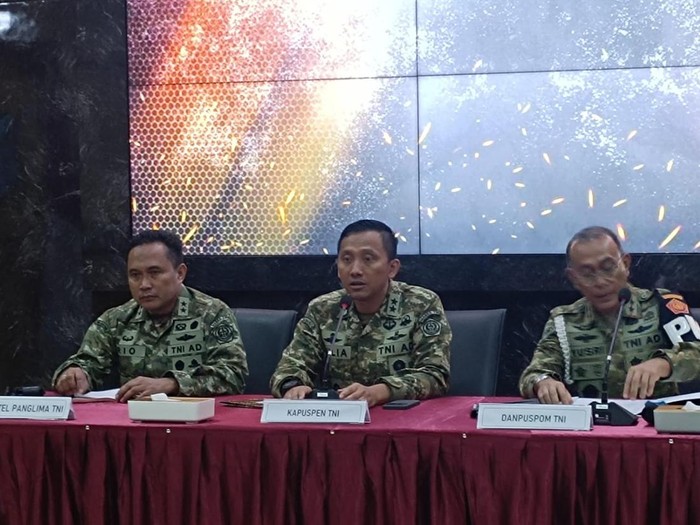 Kapuspen TNI Mayjen Aulia Dwi Nasrullah soal penyiraman air keras ke aktivis KontraS Andrie Yunus