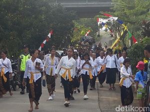 Umat Hindu di Gumukrejo Boyolali Arak 2 Ogoh-ogoh Jelang Perayaan Nyepi