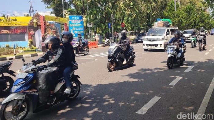 Pemudik bermotor dominasi jalur selatan Ciamis