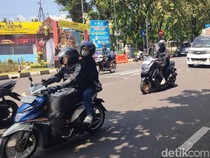H-3 Lebaran, Pemotor Dominasi Jalur Selatan Ciamis
