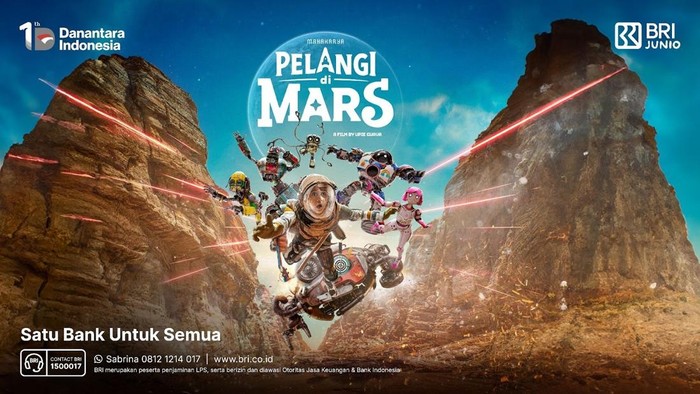 Promo BRI nonton Pelangi Mars