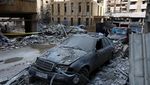 Serangan Israel Rusak Bangunan di Beirut Tengah