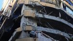 Serangan Israel Rusak Bangunan di Beirut Tengah