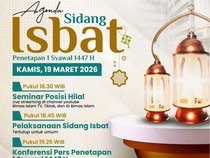 Pengumuman Hasil Sidang Isbat Lebaran 2026 Sore Ini, Cek Jadwal-Link Nontonnya