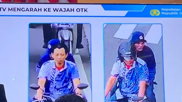 Wajah terduga pelaku penyiraman air keras kepada aktivis KontraS Andrie Yunus