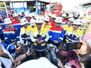 Wamen ESDM Tinjau FT Padalarang, Pertamina Pastikan Stok BBM & LPG Aman